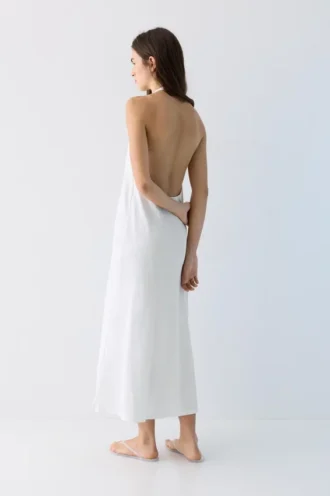 Midi-Kleid mit Neckholder