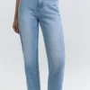 Mom-Jeans mit hoher Taille