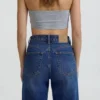 Mom-Jeans mit hoher Taille