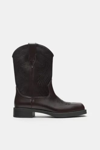 Montserrat Messeguer Cowboy-Stiefel aus Leder