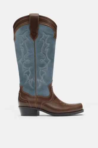 Montserrat Messeguer Cowboy-Stiefel aus Leder