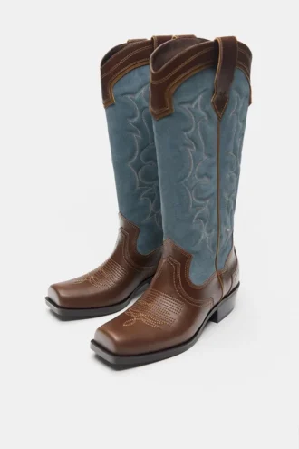 Montserrat Messeguer Cowboy-Stiefel aus Leder