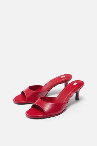 Mules mit hohem Absatz