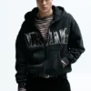 Nirvana-Hoodie mit Reißverschluss Nirvana-Hoodie mit Reißverschluss