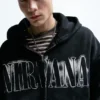 Nirvana-Hoodie mit Reißverschluss Nirvana-Hoodie mit Reißverschluss