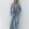 Overshirt aus Denim in Boxy-Passform Overshirt aus Denim in Boxy-Passform