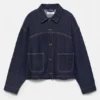 Overshirt aus Denim in Boxy-Passform Overshirt aus Denim in Boxy-Passform