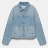 Overshirt aus Denim in Boxy-Passform Overshirt aus Denim in Boxy-Passform
