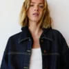 Overshirt aus Denim in Boxy-Passform Overshirt aus Denim in Boxy-Passform