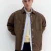 Overshirt mit Taschen