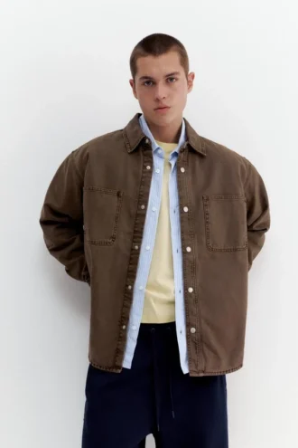 Overshirt mit Taschen