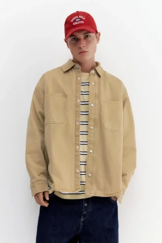 Overshirt mit Taschen