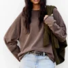 Oversize-Langarm-T-Shirt Oversize-Langarm-T-Shirt