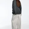 Oversize-Langarm-T-Shirt Oversize-Langarm-T-Shirt