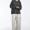 Oversize-Langarm-T-Shirt Oversize-Langarm-T-Shirt