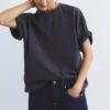 Oversize-T-Shirt mit kurzen Ärmeln