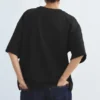 Oversize-T-Shirt mit kurzen Ärmeln Oversize-T-Shirt mit kurzen Ärmeln