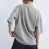 Oversize-T-Shirt mit kurzen Ärmeln Oversize-T-Shirt mit kurzen Ärmeln
