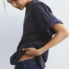 Oversize-T-Shirt mit kurzen Ärmeln