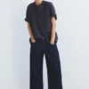Oversize-T-Shirt mit kurzen Ärmeln