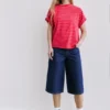 Oversize-T-Shirt mit kurzen Ärmeln