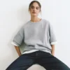 Oversize-T-Shirt mit kurzen Ärmeln Oversize-T-Shirt mit kurzen Ärmeln