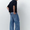 Patchwork-Baggy-Jeans
