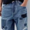 Patchwork-Baggy-Jeans