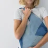 Patchwork-Denim-Tragetasche Patchwork-Denim-Tragetasche