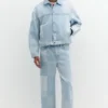 Patchwork-Jeansjacke im Karomuster Patchwork-Jeansjacke im Karomuster