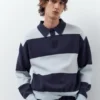 Poloshirts aus Strick mit Einsätzen