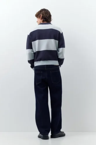 Poloshirts aus Strick mit Einsätzen