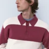 Poloshirts aus Strick mit Einsätzen