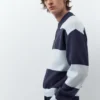 Poloshirts aus Strick mit Einsätzen