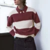 Poloshirts aus Strick mit Einsätzen
