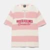 Poloshirts mit besticktem Text-Einsatz