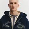 Primal Nature Kapuzenpullover mit Reißverschluss Primal Nature Kapuzenpullover mit Reißverschluss