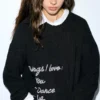 Pullover mit Text Pullover mit Text