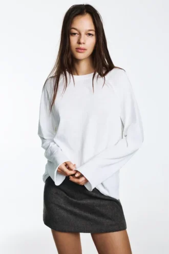 Raglan-Langarm-T-Shirt