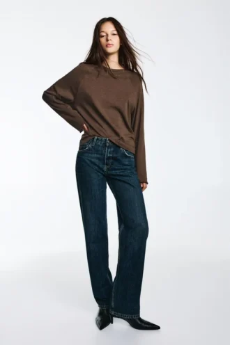 Raglan-Langarm-T-Shirt
