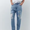 Relaxed-Fit-Jeans mit Rissen Relaxed-Fit-Jeans mit Rissen