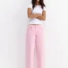 Rosa Barrel-Jeans
