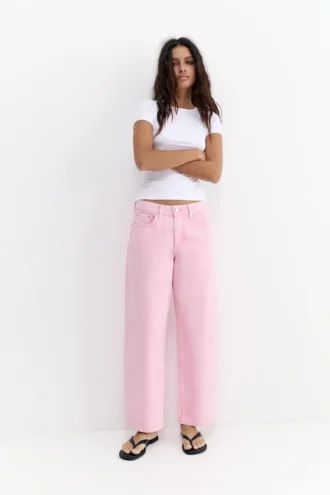 Rosa Barrel-Jeans Rosa Barrel-Jeans