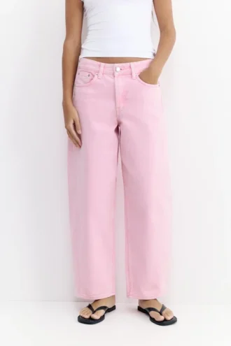 Rosa Barrel-Jeans Rosa Barrel-Jeans