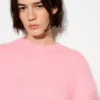 Rosa Pullover mit Rundhalsausschnitt Rosa Pullover mit Rundhalsausschnitt