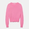 Rosa Pullover mit V-Ausschnitt Rosa Pullover mit V-Ausschnitt