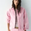 Rosa Utility-Jacke Rosa Utility-Jacke