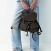 Rucksack mit Schnallen-Tasche