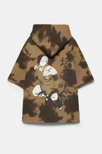 Sakamoto Days Kurzarm-Hoodie