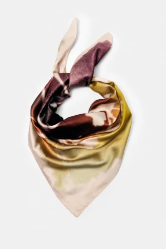 Satin-Bandana mit Blumenmuster